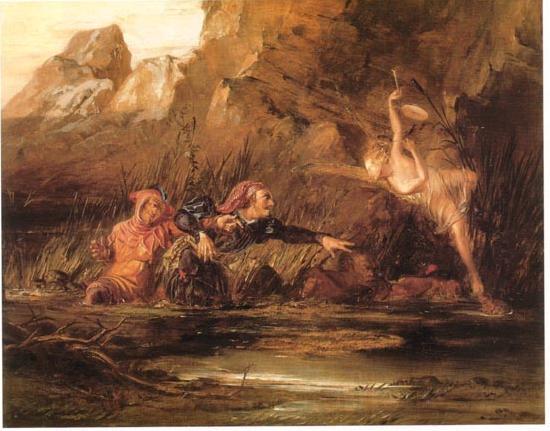 William Bell Scott Ariel and Caliban by William Bell Scott